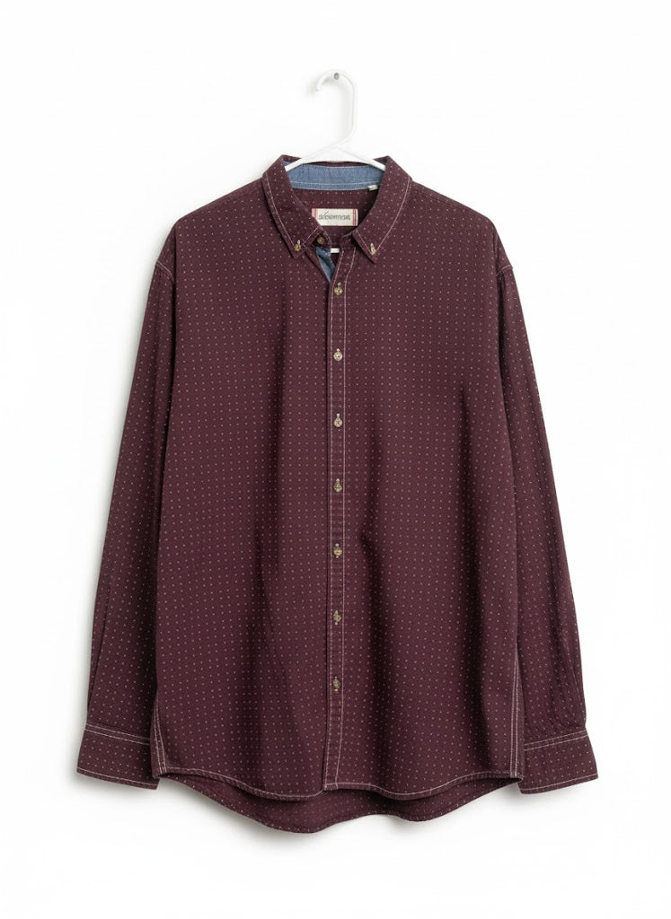 Pre-Owned: Men's XL W. Depart WEST Spotted Button-Down Shirt